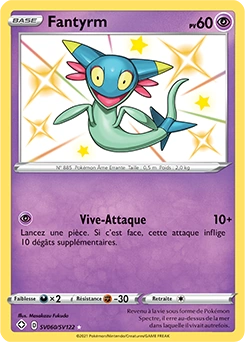 Fantyrm — carte Pokémon Destinées Radieuses