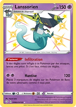 Lanssorien — carte Pokémon Destinées Radieuses