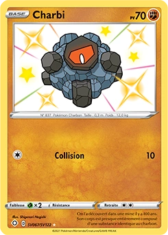 Charbi — carte Pokémon Destinées Radieuses