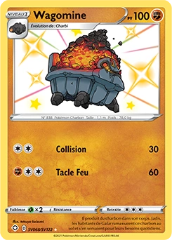 Wagomine — carte Pokémon Destinées Radieuses