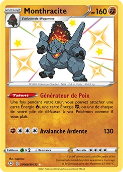 Monthracite — carte Pokémon Destinées Radieuses