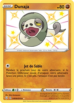 Dunaja — carte Pokémon Destinées Radieuses