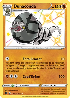 Dunaconda — carte Pokémon Destinées Radieuses
