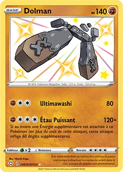 Dolman — carte Pokémon Destinées Radieuses