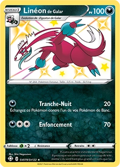 Linéon de Galar — carte Pokémon Destinées Radieuses