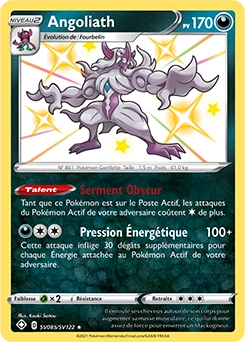 Angoliath — carte Pokémon Destinées Radieuses