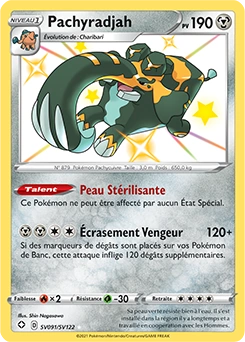 Pachyradjah — carte Pokémon Destinées Radieuses