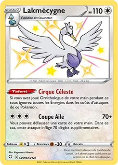 Lakmécygne — carte Pokémon Destinées Radieuses