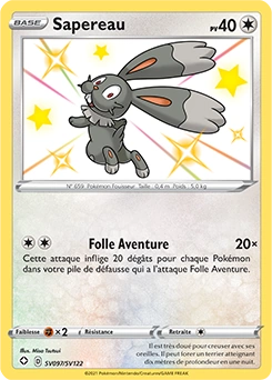 Sapereau — carte Pokémon Destinées Radieuses