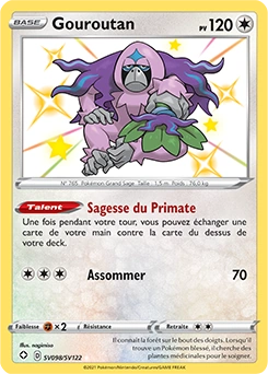 Gouroutan — carte Pokémon Destinées Radieuses