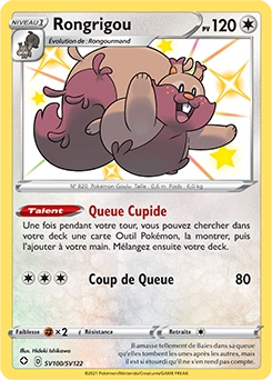 Rongrigou — carte Pokémon Destinées Radieuses