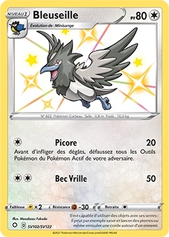 Bleuseille — carte Pokémon Destinées Radieuses