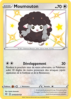 Moumouton — carte Pokémon Destinées Radieuses