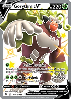 Gorythmic V — carte Pokémon Destinées Radieuses