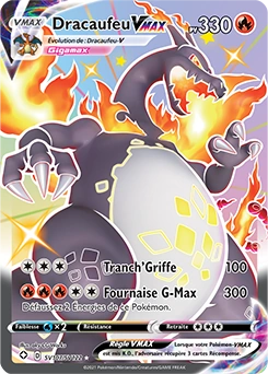 Dracaufeu VMAX — carte Pokémon Destinées Radieuses