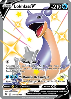 Lokhlass V — carte Pokémon Destinées Radieuses