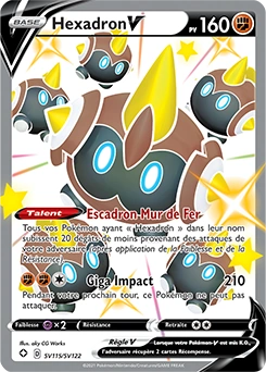 Hexadron V — carte Pokémon Destinées Radieuses