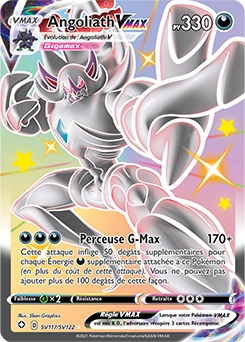 Angoliath VMAX — carte Pokémon Destinées Radieuses