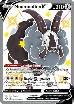 Moumouflon V — carte Pokémon Destinées Radieuses